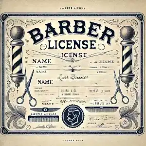 Licencia y Certificacion Barbero